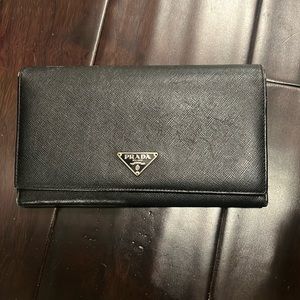 Black Prada walllet
